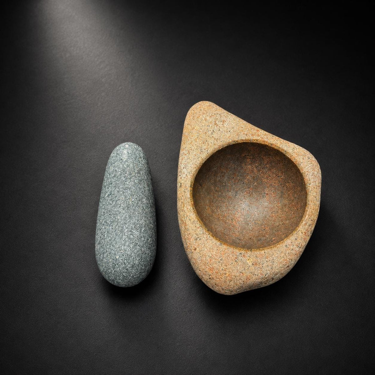 Natural Stone Mortar And Pestle – natural stone kitchen and dining accessory – product detail