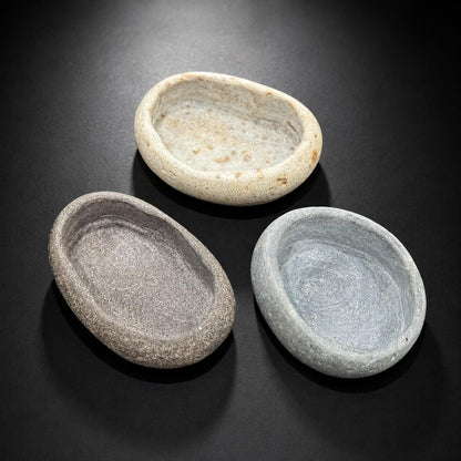 Halloween Moon Crab Bowl – natural stone terrarium accessory – product detail