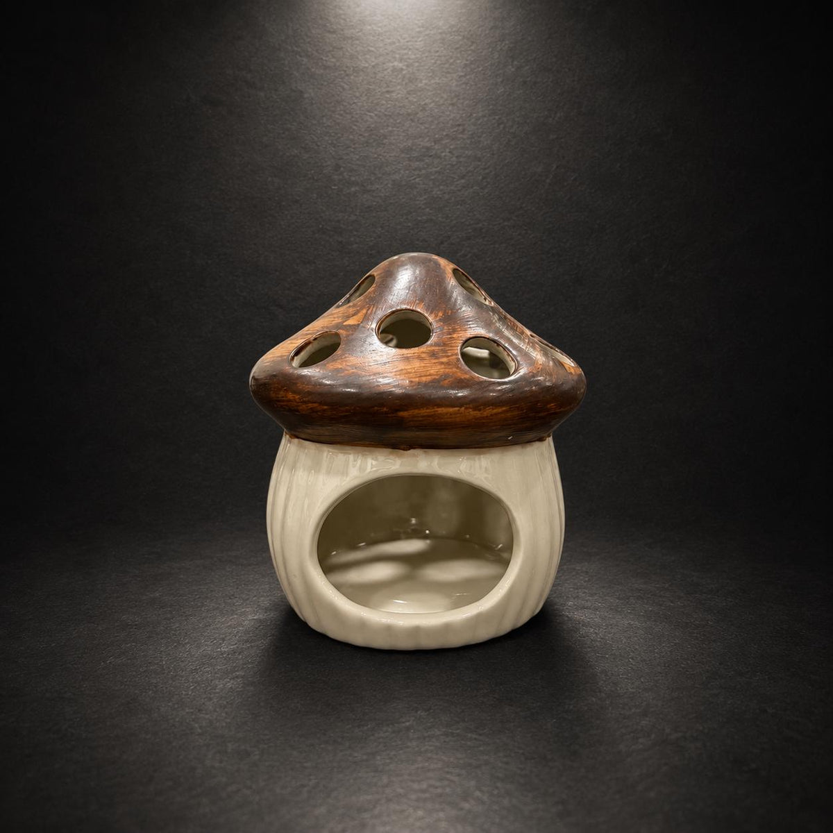 Ceramic Shrimp Cave – natural stone aquarium accessory – alternate view