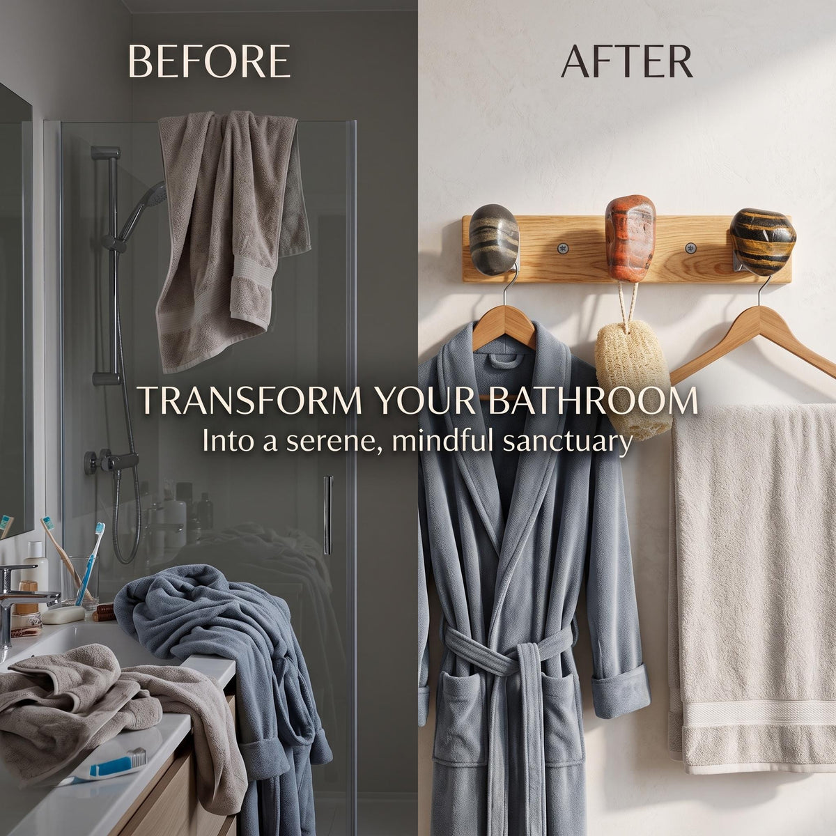 Natural Stone Wall Hooks: Towel & Robe Hooks – natural stone wall hook or rack – product detail