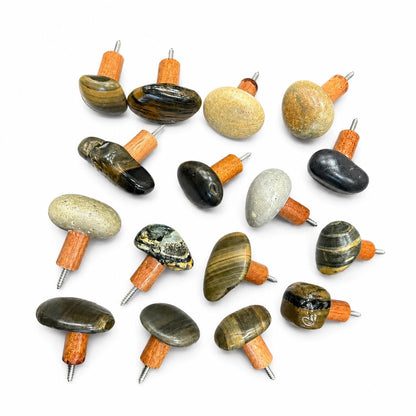 Natural Stone Wall Hook - Handmade – natural stone wall hook or rack – primary product view