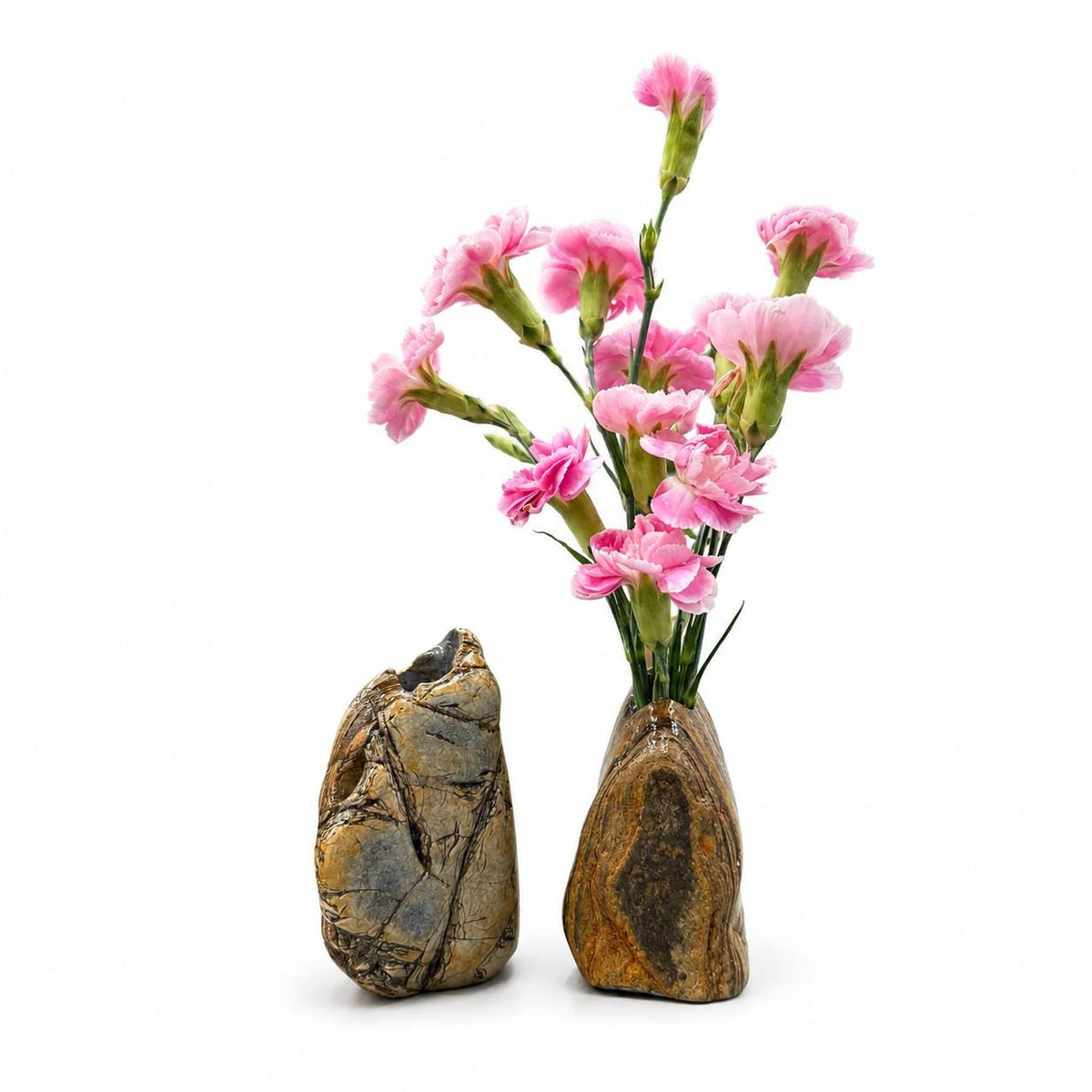Flower Vase - Mini Flower Vase – natural stone planter or floral display – product detail