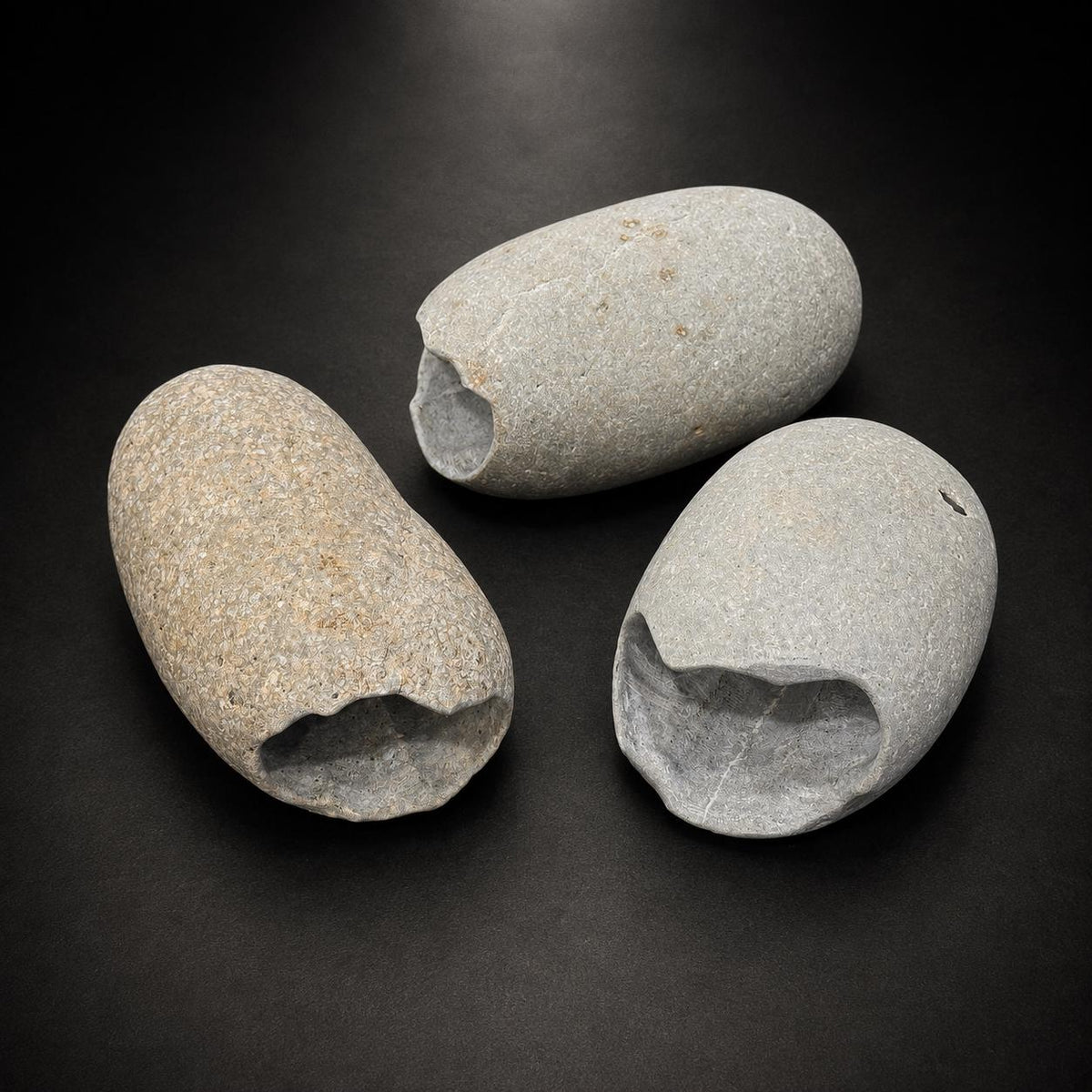 Isopod Hide - Isopod Cave – natural stone terrarium accessory – alternate angle
